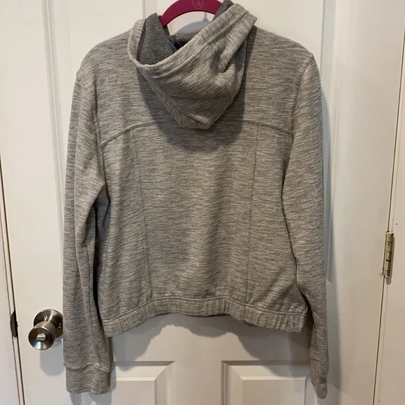 Prana Herringbone Print Full Zip Hoodie EUC - Picture 10 of 16